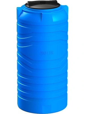 Емкость 200л. вертикальная, цилиндрическая, арт.: N 200, цвет: синий, код: 28137