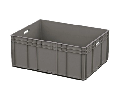 Евроконтейнер ЕС-8632.3 с усиленным дном и открытыми ручками, 800х600х320 мм 