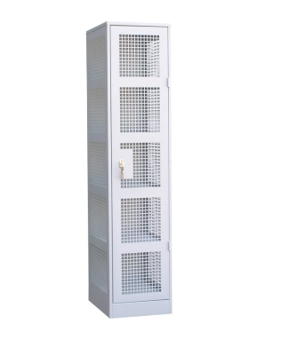 Шкаф для хранения денег одностворчатый 450x600x2000 мм Светло-серый