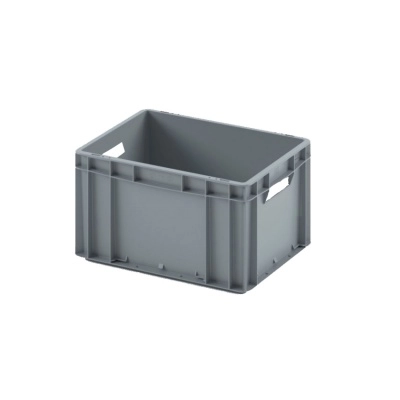 Евроконтейнер ЕС-4322.3 с усиленным дном и открытыми ручками, 400х300х220 мм 