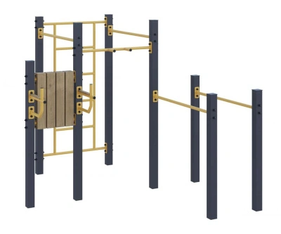 Спортивный комплекс для занятий воркаутом «Фристайл-10» (7 м2)