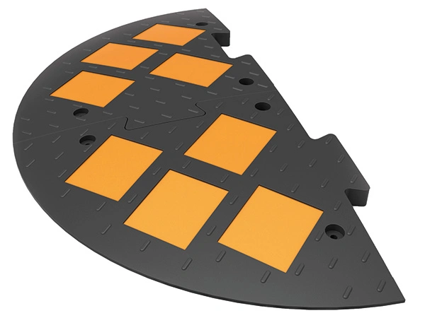 Лежачий полицейский ИДН-1100-2 Концевой элемент Композит черный