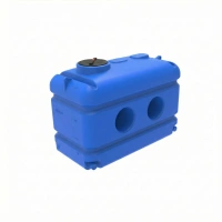 Емкость Е 2500 с 4 патрубками синяя