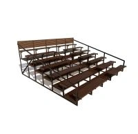 Трибуна "Спортивная" семиярусная (лиственница)