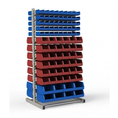 Стеллаж двусторонний №145 (1835х950х760)