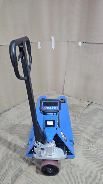 Тележка гидравлическая с весами и принтером 2500 кг 1150 мм полиуретановые колеса TOR WH-25ES