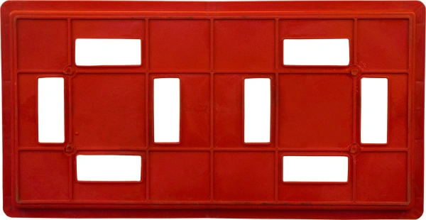 Ящик перфорированный 660×340×360, арт.: 301, объём 70, чёрный, код: 00410