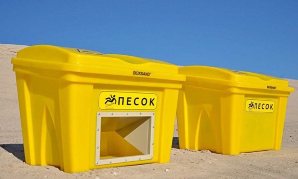 Контейнер для сыпучих противогололедных реагентов Boxsand 220 литров