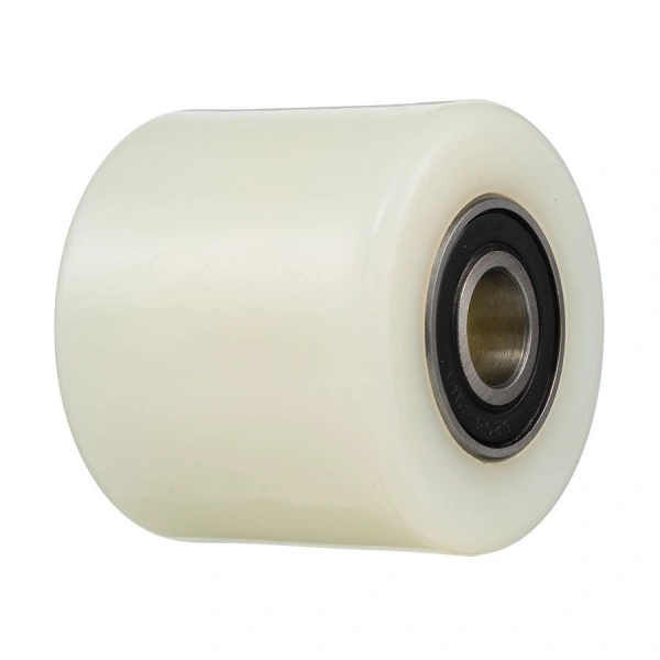 Ролик полиамидный Стелла-техник R-02-1-60 Ø 80 мм, ширина 60 мм, шариковые подшипники под ось 20 мм в комплекте