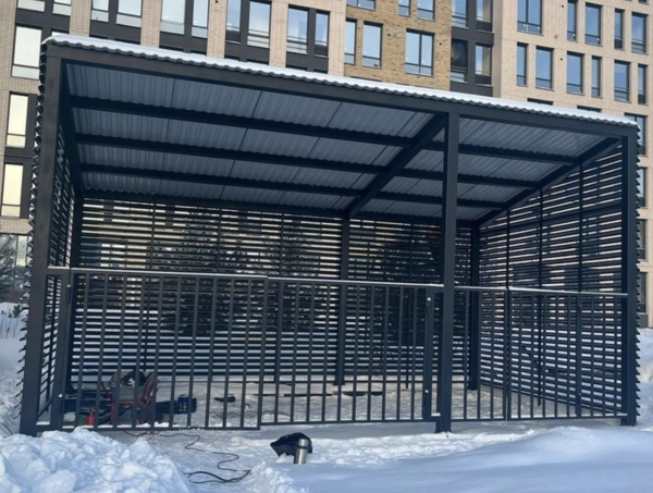 площадка для контейнера : металлическая артикул 