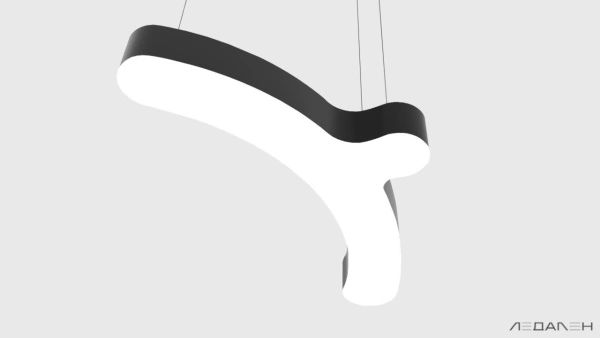 Светильник облако CLOUD S1700 6000K 81W, корпус черный