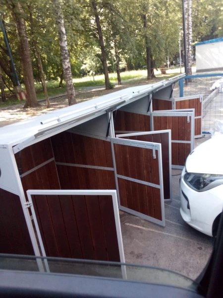 Контейнерный шкаф «Модуль» Ангарская сосна