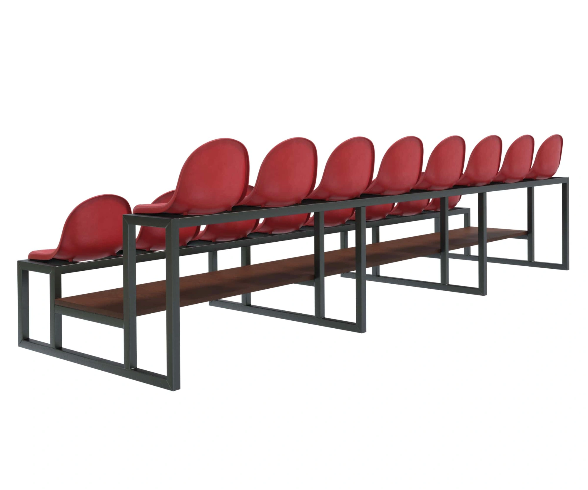 Трибуна двухрядная на 16 мест «Дабл-16»