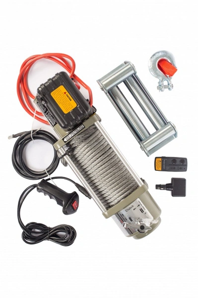 Лебедка автомобильная TOR ЛА SEC15000 г/п 6804 кг 28 м 24V