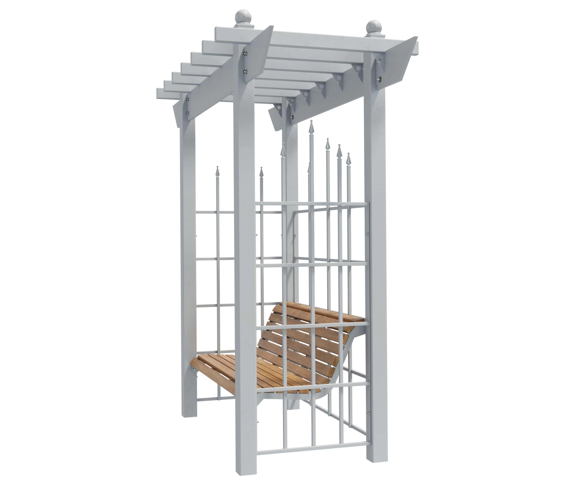 Пергола со скамейкой «Зимний сад»